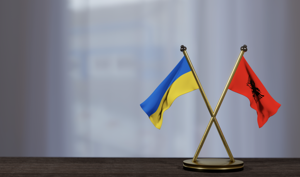 Albanian Foreign Minister reaffirms strong support for Ukraine in call with Ukrainian counterpart